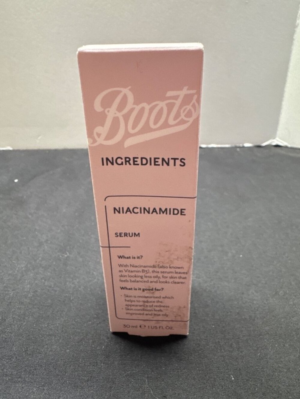 Boots Niacinamide Serum 30ml For Balanced & Clear Skin Vegan Not Tested On Anima